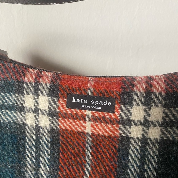 VINTAGE (RARE) KATE SPADE BUFFALO PLAID HANDBAG - Picture 5 of 6